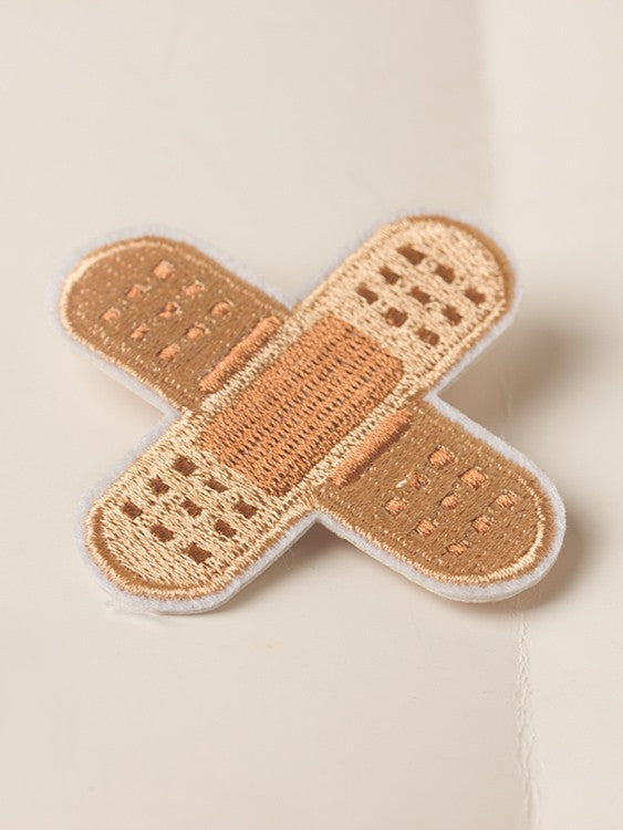 Embroidered Sweet Hairclip Bandage Cute