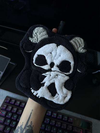 Reaper Grim Towel Hand Gothic and Black White