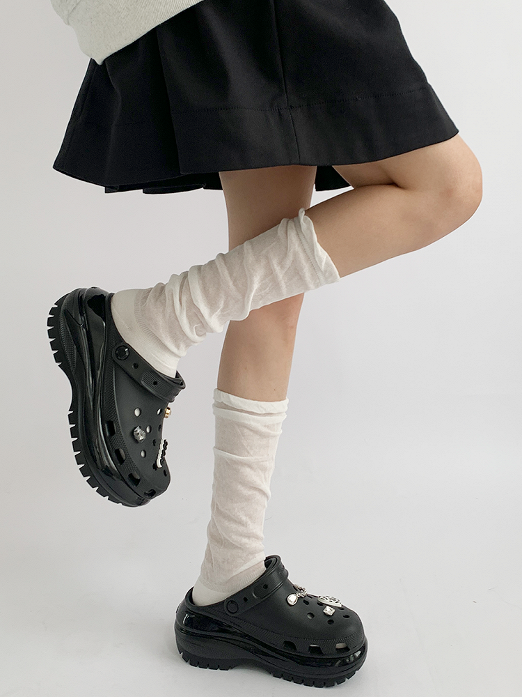 Calf Colors Ruched 4 Minimalist Socks