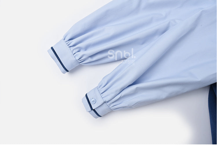 Zootopia Judy Navy Blue Fake Two-piece Preppy Style Dress with Free Waist Bag