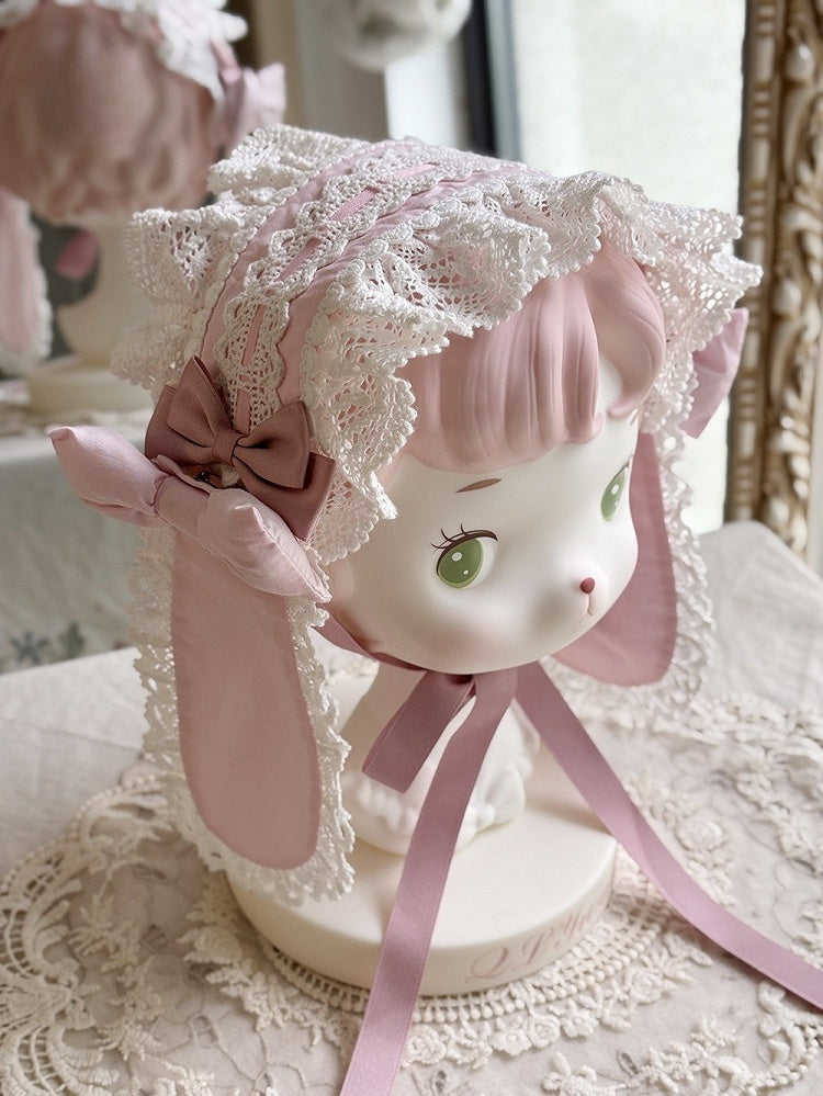 / Ears Blue Pink Black Hairband Bunny Red