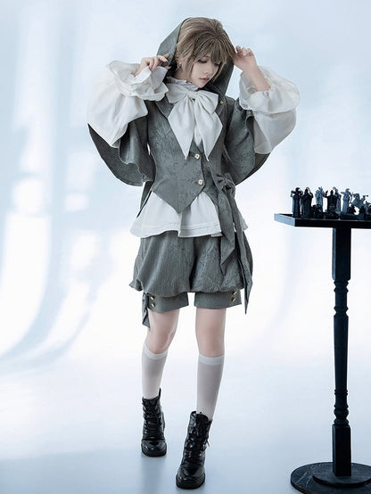 Graue Ouji Knickerbocker Jacquard Lolita Shorts