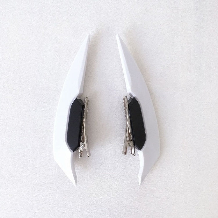 Gray/White/Blue/Black Hairclips Pointed Cyberpunk Horn Fashion