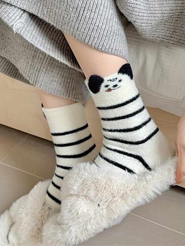 Cute Puppy Calf Socks