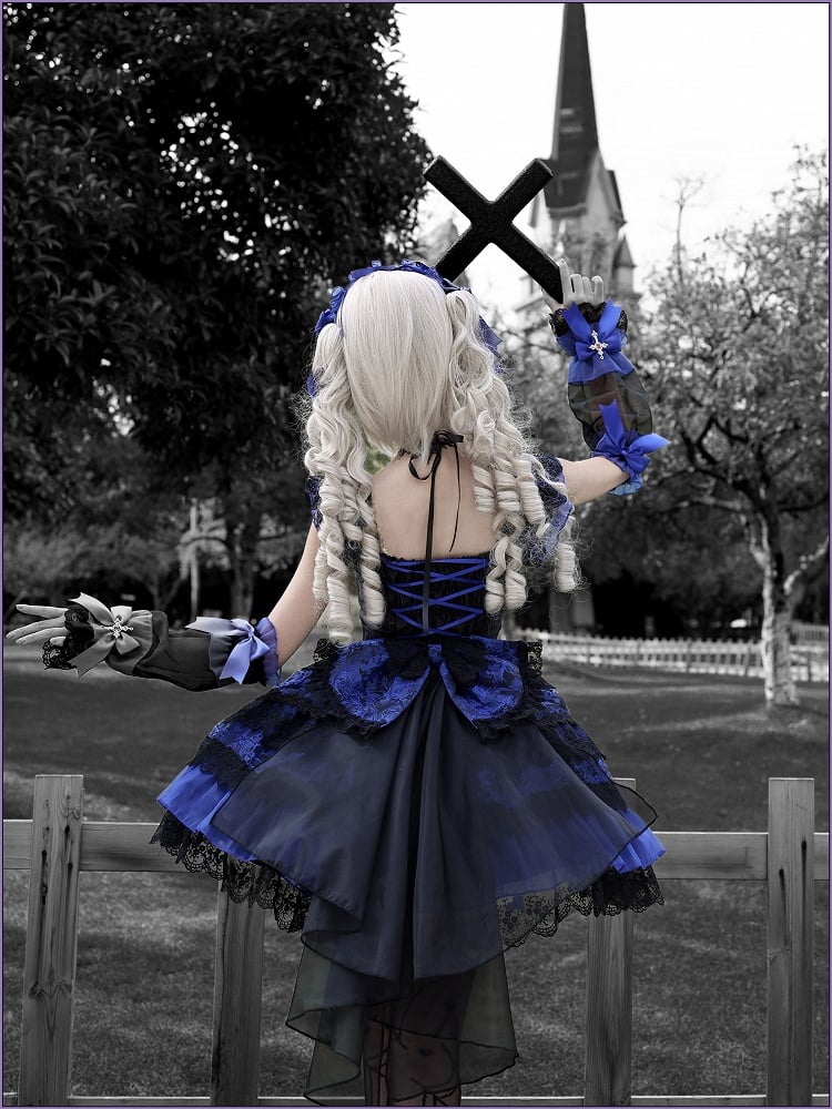 Gothic Lolita Bowknot Train in 2 Colors - Dream Flower Box