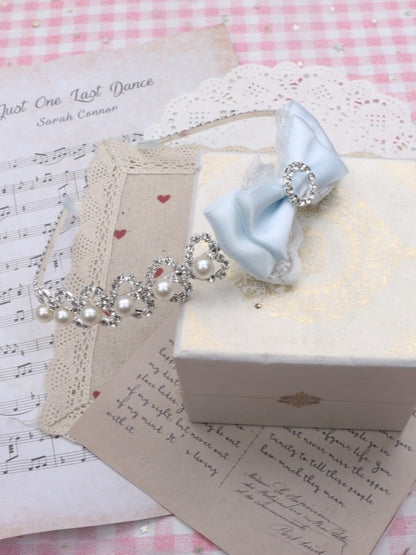 Rhinestone Options Color Bowknot Pearl Jirai Kei KC 6