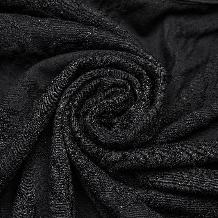 Out Hollow Black Shirt
