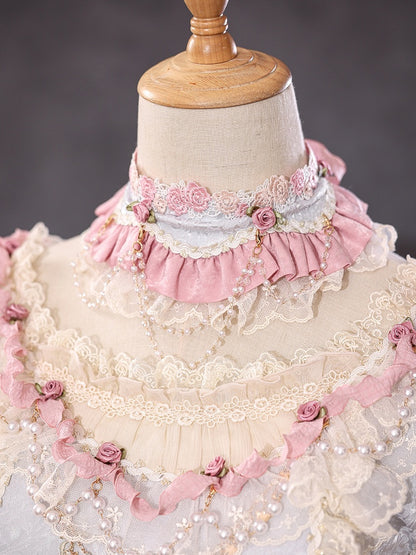 Rosa / Rot / Schwarz / Grün / Grau / Beige / Blau Choker