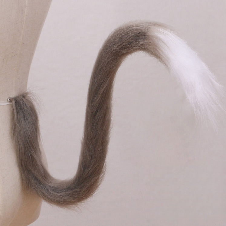 Cute Colors Kitty Faux 4 Tail 9CM Fur