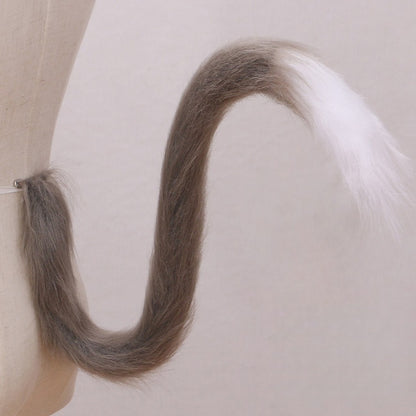 Cute Colors Kitty Faux 4 Tail 9CM Fur