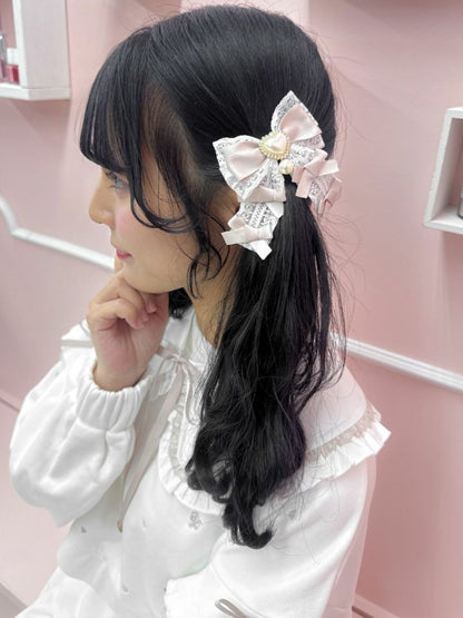 9 Color Hairclip Large Kei Options Bowknot Jirai