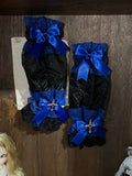 Gothic Lolita Bowknot & Cross Detachable Sleeves in 2 Colors - Dream Flower Box