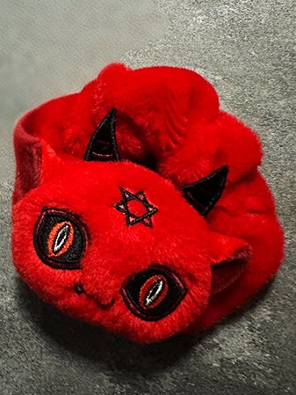 Scrunchie Devil Red Gothic