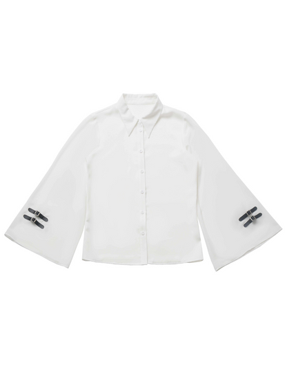 スリムな黒のチャイナスーツ、新しいホワイトデザインのウエスト