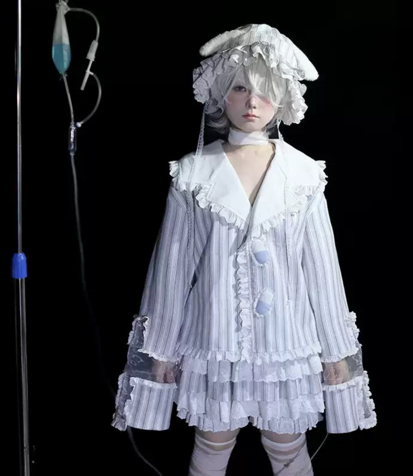 21 Tops Band Eye Subculture for Stripe the Around Angels reservations: Shorts Mask World👼Medical June Deadline Night Hair + Hat