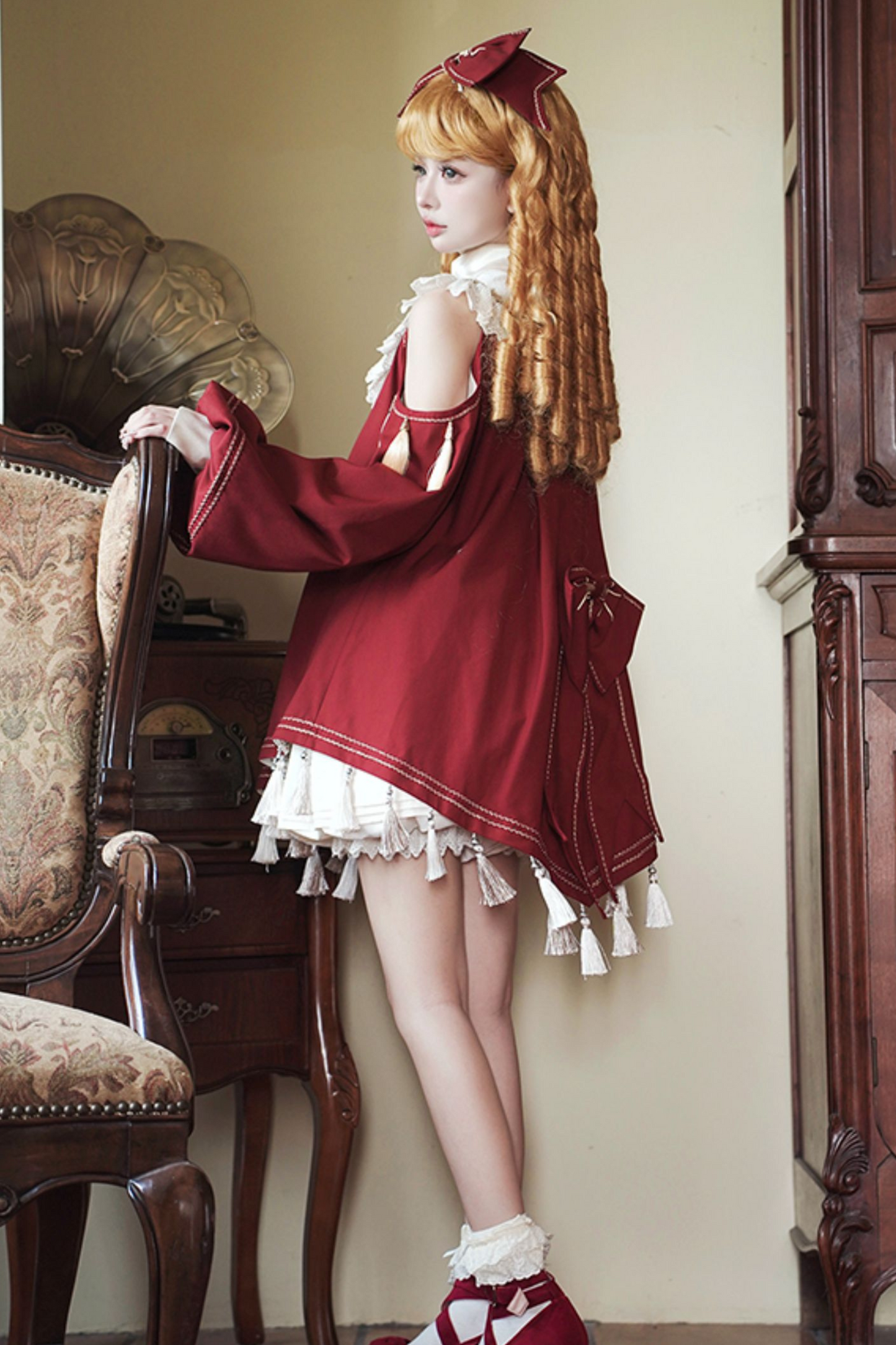 + ロリータビッグドレスドールクラシカルパンツインナーリボン