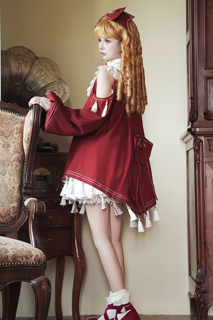 + ロリータビッグドレスドールクラシカルパンツインナーリボン