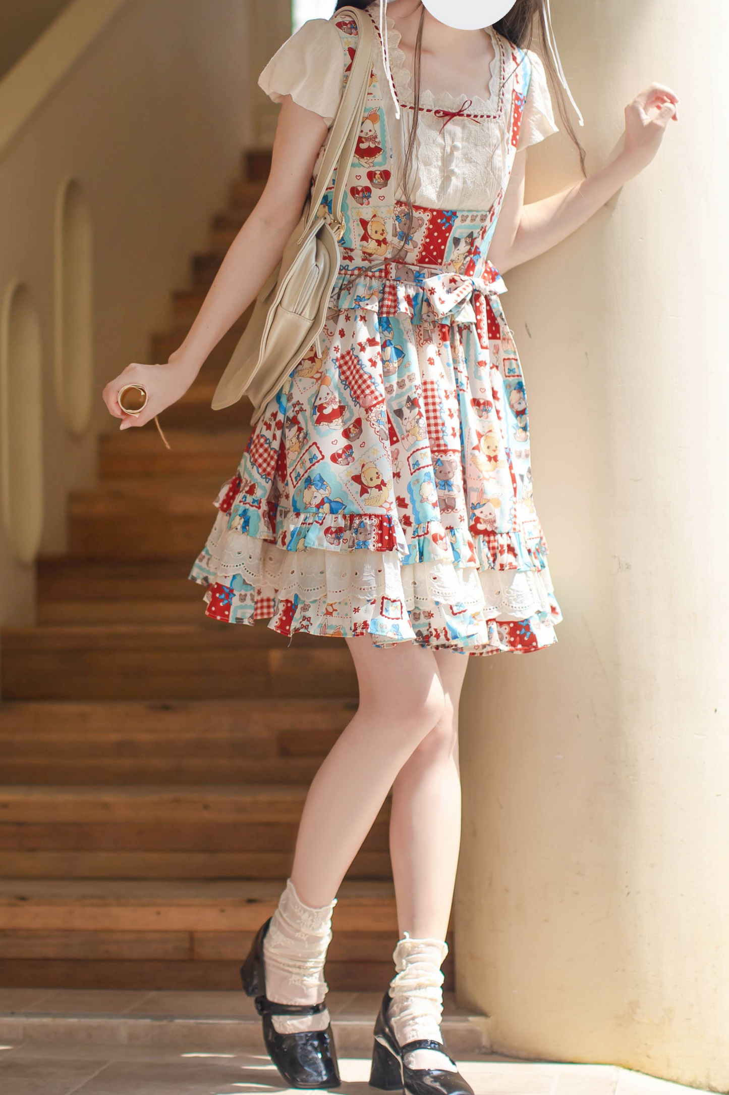 シャツポップベストレトロ+スカート