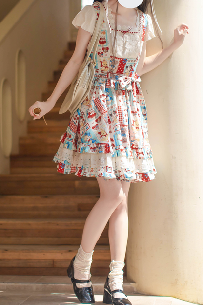 シャツポップベストレトロ+スカート