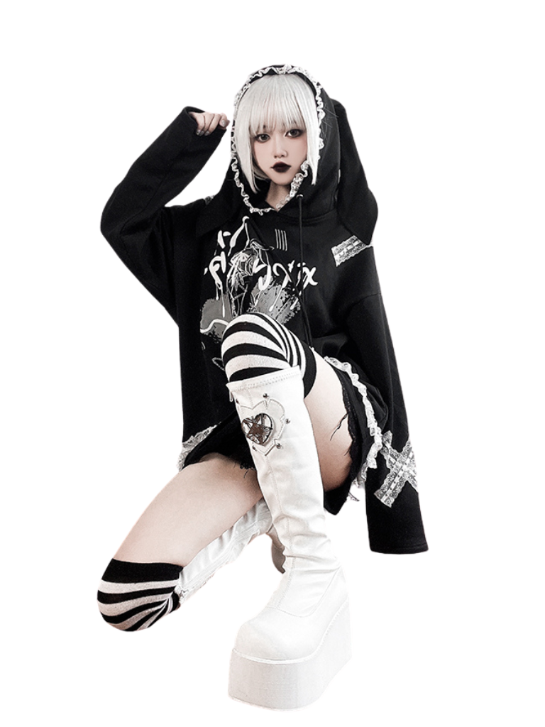 Sauron's Boots Eye Punk Round Platform Toe