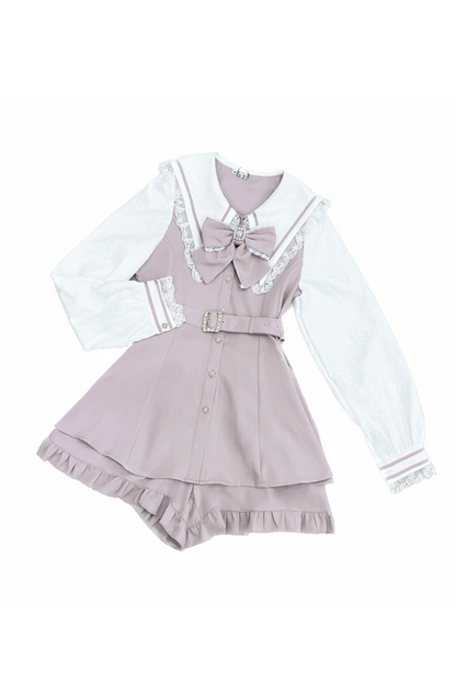 Reservations Sweet Shorts Top Ruffle Sailor + Dark