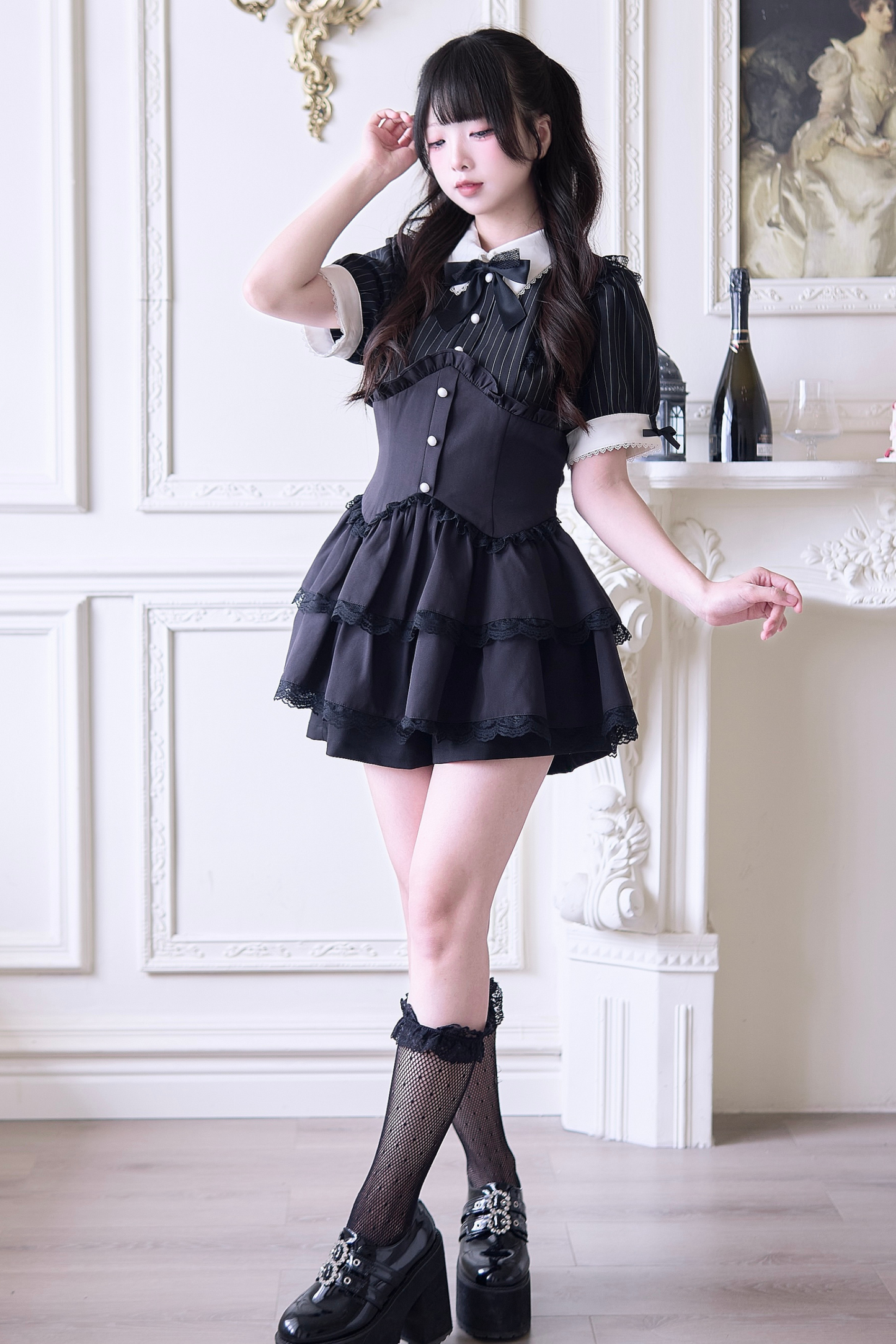 スカート リトルケーキトップ + パフデューク