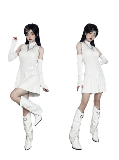 Retro Toe Stiletto Pointed Boots