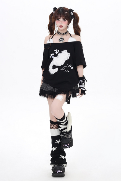 コール コージー Tシャツ キャット カジュアル