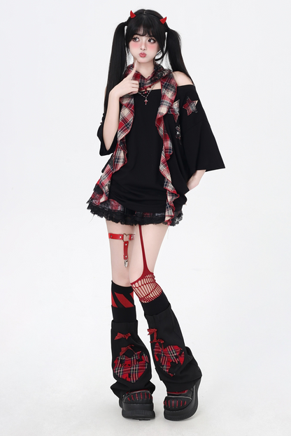 Süße coole Star American Patch Tops