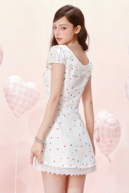 Kleid Jumping Dot Color