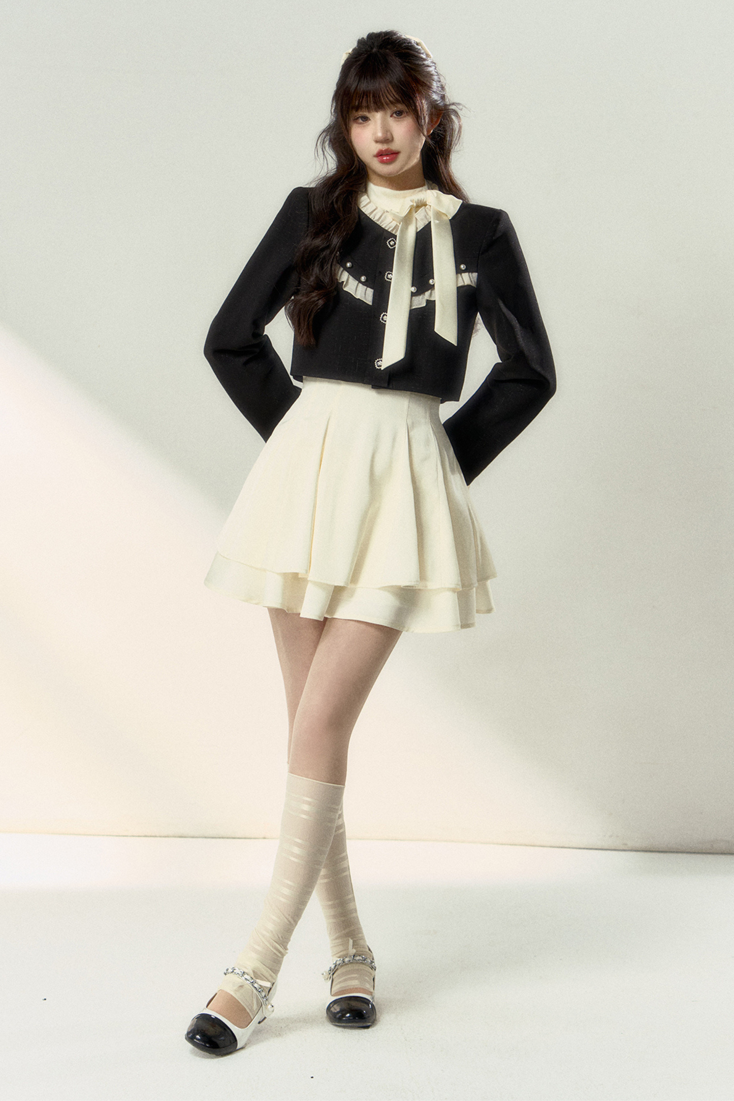 ショート丈フレンチシックジャケット