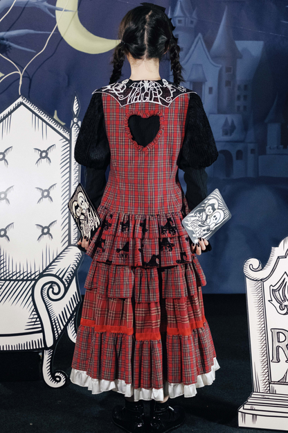 ドラキュラチェックノースリーブトップス