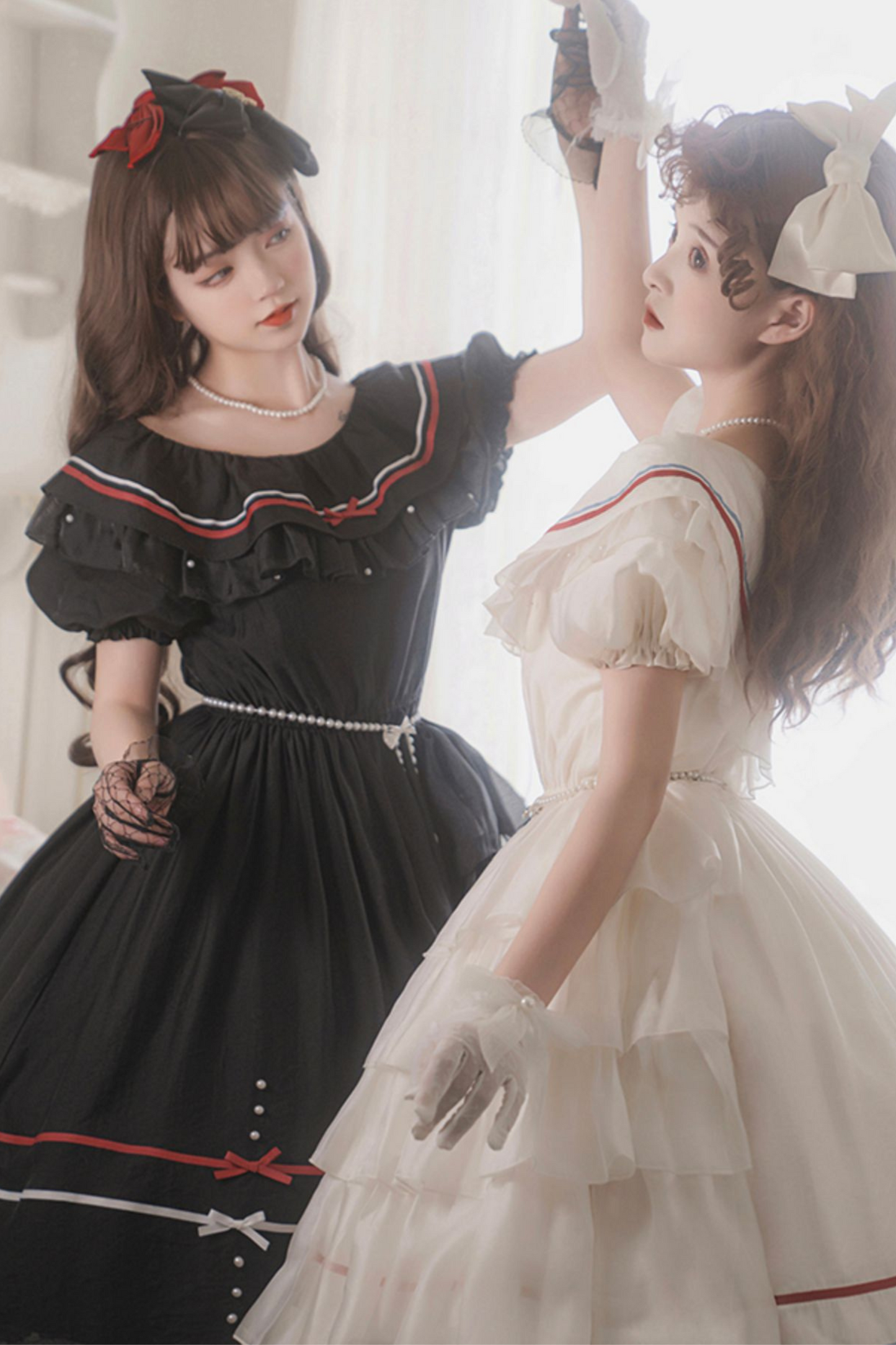 Lolita Dress Flared Volume Little