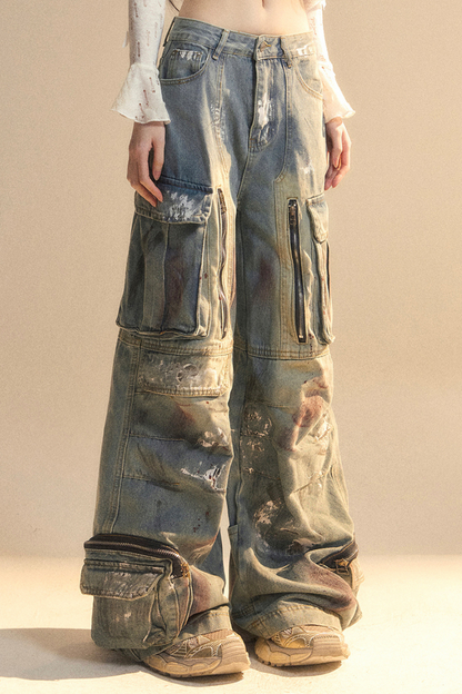 Pants Breeze Leg Jeans Wide