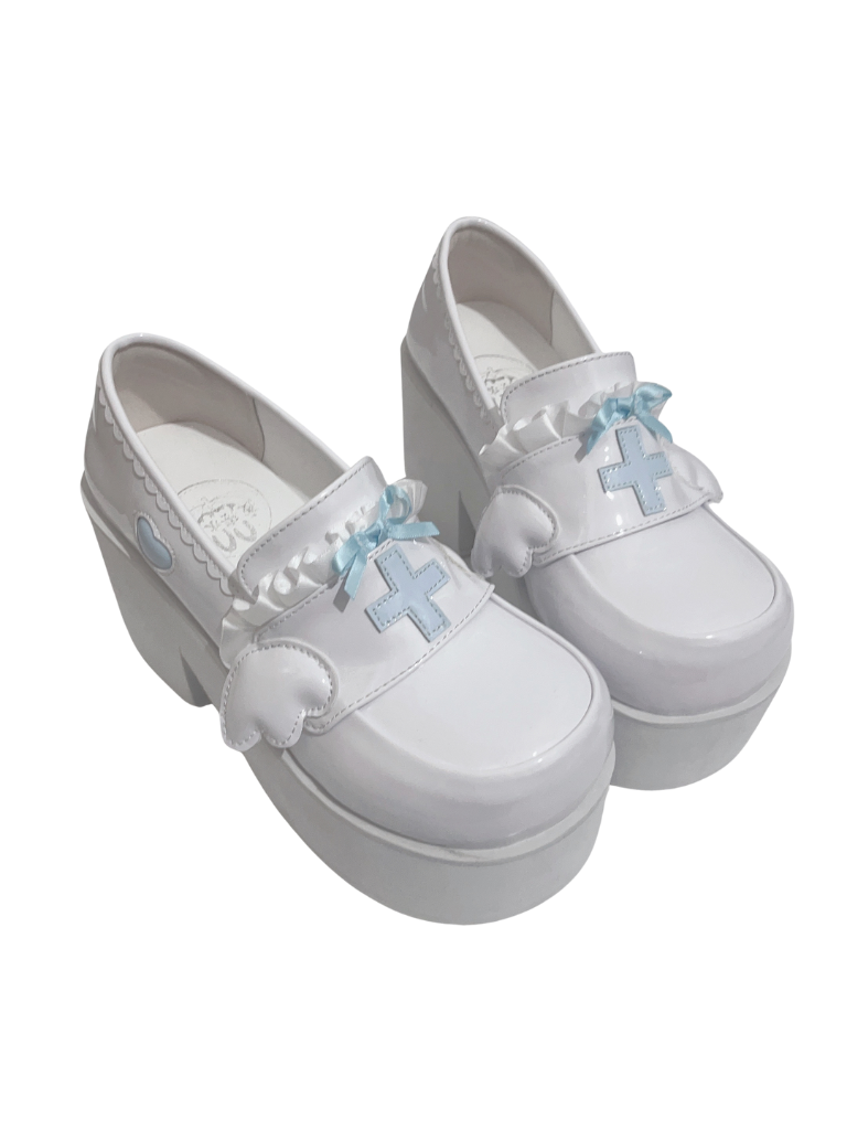 Kaikai Shoes Angel Lace Platform Medical