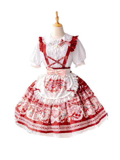 ベリーフライドラビットドレスロリータセット