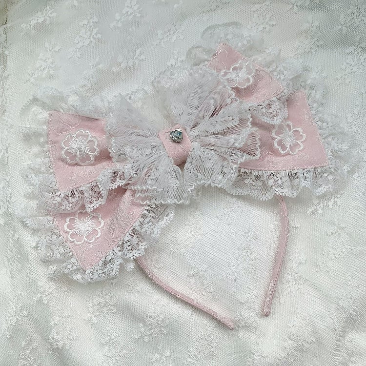 Weiß / Rosa / Blau / Grün Bowknot KC