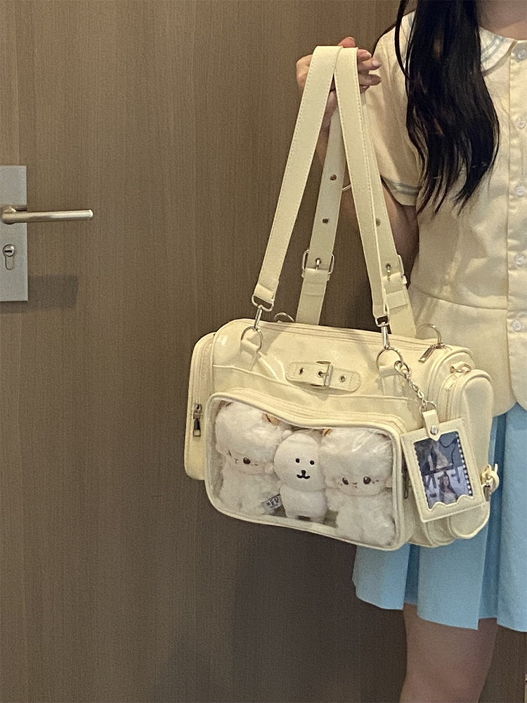 Ita Bag Buckle Decorated Colors Backpack/Crossbody with 6