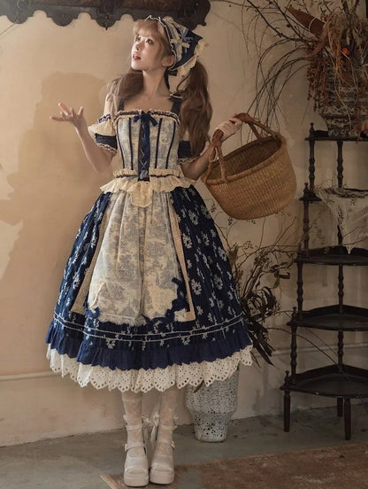 Dark Blue Triangle Scarf