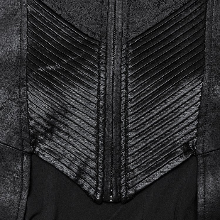 Black Men's Gothic Wizard Jacket
