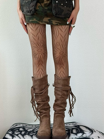 Options Y2K Tights Color Hollow-out 5