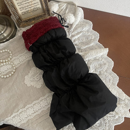 Pom-Pom Leg with Decorations Trim Warmers Fleece Colors 5 Puffer