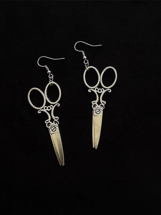 Scissor Gothic Earrings Design