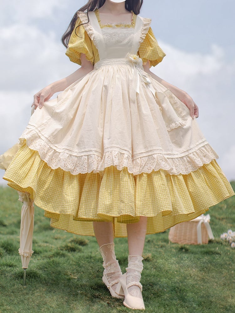 Floral Beige Design Brosche Bowknot