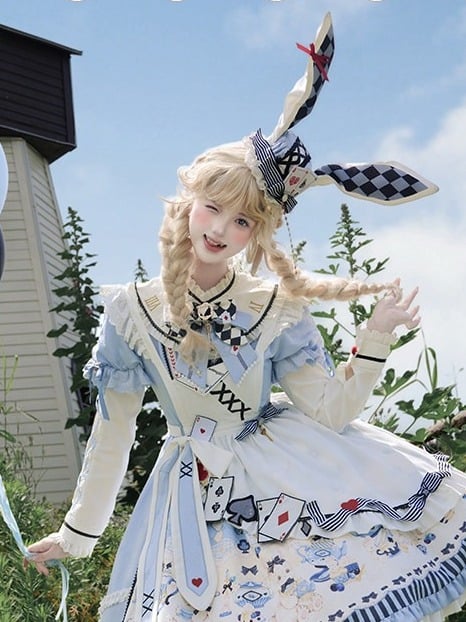 Lolita Detachable Long Sleeves with Lace-Up Detail 3 Colors - Ying Luo Fu