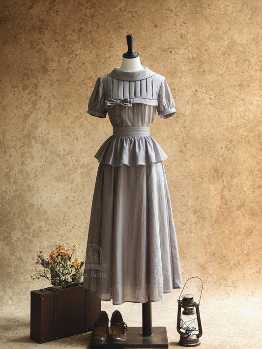 Elegant Green Summer Co-ord with Bow and Ruffled Details - Forest Wardrobe