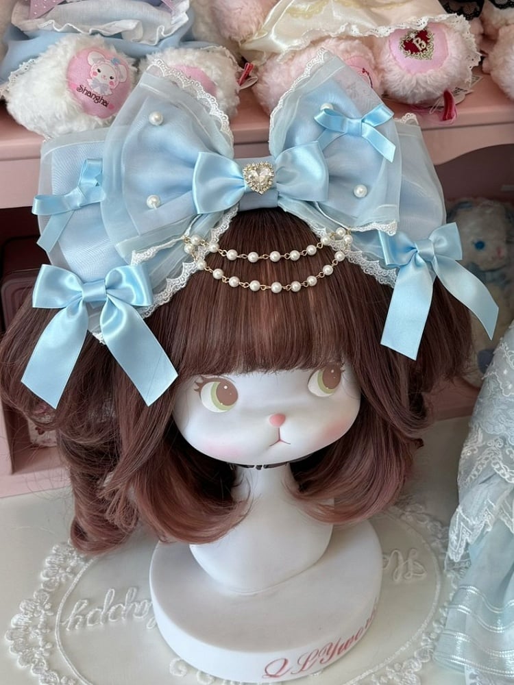 Beaded Color KC 4 Options And Rhinestone Bowknot Decorated