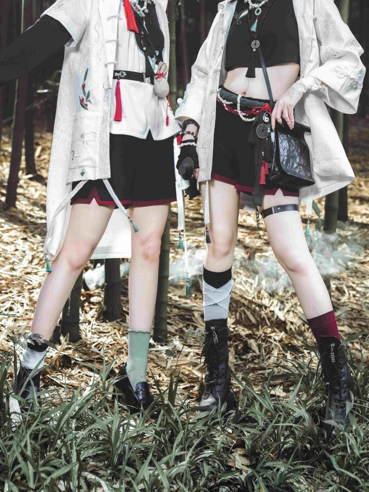 グリーン＆ブラック / レッド＆ブラックソックス