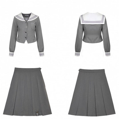 Dusty Skirt Purple JK Uniform Pleat Box