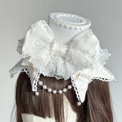 Mini Hat Bow Lolita Lace 6-Color